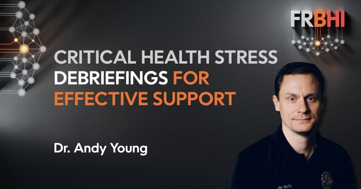 Critical Health Stress Debriefings For Effective Support
