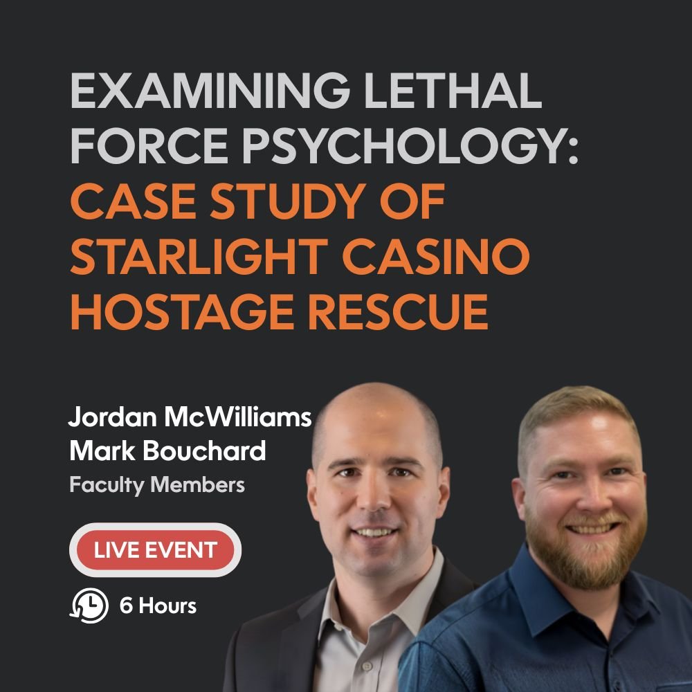 Examining Lethal Force Psychology (14th Sep 2026)